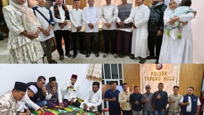 Kolaborasi Luar Biasa Tumpah Ruah Dalam Gema Al Qur’an di Polsek Tapung Hulu