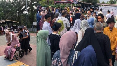 KUNJUNGAN HARI KEDUA LEBARAN DI LAPAS BANGKINANG MEMBLUDAK, SITUASI TETAP AMAN DAN KONDUSIF