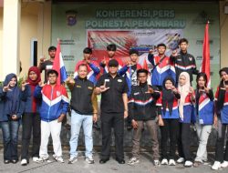 Polresta Pekanbaru Gelar Sabuk Kamtibmas Bertema SUNMORI, Libatkan Komunitas Motor Jaga Kondusifitas Kota
