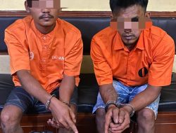 Dua Pelaku Narkoba di Gulung Polsek Tapung Hulu