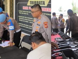 Kapolres Kampar DampingTim Polda Riau untuk Pemeriksaan Senpi Dinas, Tidak Ditemukan Pelanggaran