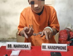 Satresnarkoba Polres Kampar Tangkap Pelaku Narkoba di Desa Pantai Cermin