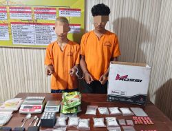 Luar Biasa, Polsek Siak Hulu Tangkap Dua Pelaku Narkoba, Sabu-Sabu, Pil Ekstasi dan Vipe Mengandung Narkotika Ikut Diamankan!