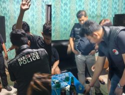 Satresnarkoba Polres Kampar Razia Tempat Hiburan Malam di Desa Kinantan, Ingatkan Bahaya Narkoba