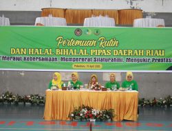 PIPAS Cabang Lapas Pekanbaru Tunjukkan Solidaritas, Meriahkan Halal Bihalal PIPAS Daerah Riau Bersama Kakanwil Ditjenpas
