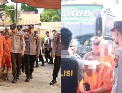 Kapolres Kampar Pimpin Pergeseran 50 Tahanan Narkoba Ke Polda Riau, Proses Hukum Berlanjut Dengan Keamanan Tertinggi