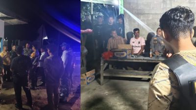 TIM RAGA DAN PAMAPTA III POLRES KAMPAR PATROLI MALAM, ANTISIPASI GANGGUAN & JAGA KEAMANAN PASCA KEJADIAN PENGANIAAYAN DI PT AGRINAS PALMA NUSANTARA