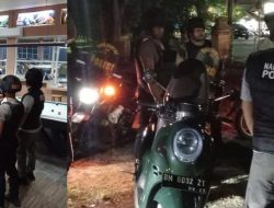 Tim Raga Res Kampar Patroli Malam Jum’at, Himbau Warga Jaga Kamtibmas Di Area Bilyard Dan Taman Kota