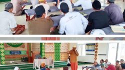 Santri WBP Lapas Narkotika Rumbai Tekuni Pembelajaran Mengaji dan Fiqih di Mesjid At-Taubah