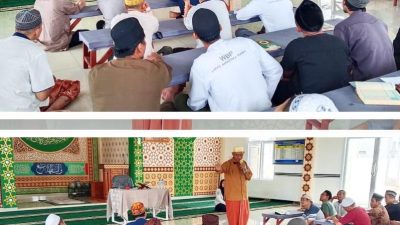 Santri WBP Lapas Narkotika Rumbai Tekuni Pembelajaran Mengaji dan Fiqih di Mesjid At-Taubah
