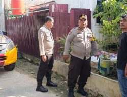 Kapolsek Bukitraya Kompol Hendrix SH,MH Sambangi Warga Perhentian Marpoyan, Dorong Pengembangan Potensi Ketahanan Pangan Pemanfaatan Lahan Pekarangan Dilingkungan.