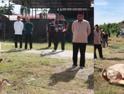 “Polres Kampar Penyembelihkan 9 Ekor Sapi Qurban – Hasilnya Dibagikan Kepada Masyarakat, Warga Asrama & Personel