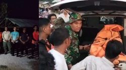 POLSEK KAMPAR HADIR DI TENGAH DUKA, KORBAN HANYUT DI SUNGAI KAMPAR DITEMUKAN PUKUL 18.08 WIB