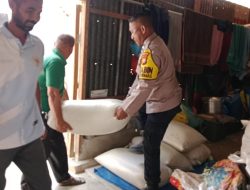 “POLRES KAMPAR KEMBALI DUKUNG PETANI – 43 KARUNG JAGUNG PIPIL DITERIMA BULOG DENGAN KADAR AIR IDEAL”