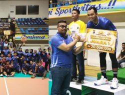“Hari Bhayangkara Ke-80 – Polres Kampar Juara Turnamen Voli Kapolres Cup, Harapkan Atlet Muda Berprestasi”