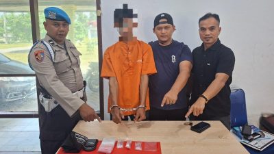 Polsek Kampar Tangkap Pelaku Narkoba, Sita 24 Paket Sabu-sabu