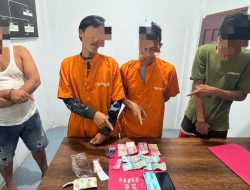 Polres Kampar Berkomitmen Bebas Narkoba – 4 Pelaku di amankan Polsek Tambang”