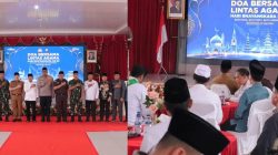 “Doa Bersama Lintas Agama Di Polres Kampar – Peringati Hari Bhayangkara KE-80”