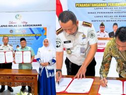 PERKUAT PROGRAM PEMBINAAN KEMANDIRIAN WARGA BINAAN, LAPAS BANGKINANG GANDENG DINAS PERIKANAN KABUPATEN KAMPAR DAN KOPERASI MERAH PUTIH LANGGINI