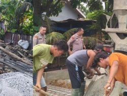 Bhabinkamtibnas Polsek Bukit Raya Melaksanakan&nbsp; Pengerjaan JMP (JEMBATAN MERAH PUTIH) PRESISI Rangka HUT Bhayangkara ke 80, 2(dua)&nbsp; Diwilkum Polsek Bukit Raya.