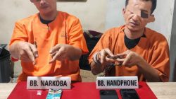 Satres Narkoba Polres Kampar Tangkap Dua Pengguna Narkoba di Desa Kumantan