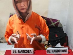 Polres Kampar Tangkap Wanita Paru Baya di Kelurahan Bangkinang, Sita 2 Paket Sabu-sabu