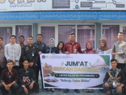 Lapas Pekanbaru Hadir di Tengah Masyarakat Melalui Jumat Berkah dan Kasih