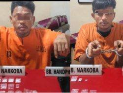 Dua Pelaku Narkoba Ditangkap di TKP Berbeda Oleh Satresnarkoba Polres Kampar