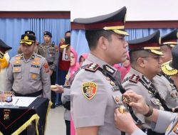 Kapolda Riau Pimpin Sertijab Dirintel, Kabid Humas hingga 4 Kapolres