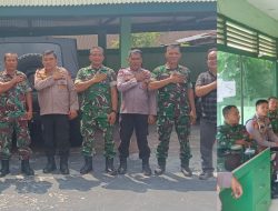Perkuat Soliditas TNI-Polri, Polsek Bangkinang Kota dan Polsek Bangkinang Barat Jalin Silaturahmi ke Koramil 01/Bangkinang