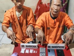 Polres Kampar Tangkap Dua Pelaku Narkoba di Desa Intan Jaya, Sita 22,83 Gram Sabu-sabu