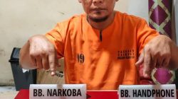 Polsek Tapung Tangkap Pengedar Narkoba di Sungai Putih, Temukan 6,81 Gram Sabu-sabu