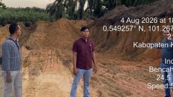 Polsek Tapung Tindak Lanjuti Laporan Masyarakat Terkait Penambangan Ilegal di Desa Bencah Kelubi