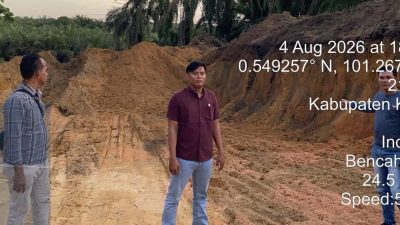 Polsek Tapung Tindak Lanjuti Laporan Masyarakat Terkait Penambangan Ilegal di Desa Bencah Kelubi
