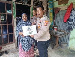 Ekspedisi Merah Putih Presisi Sentuh Warga, Polsek Bukit Raya Salurkan Bansos Jelang HUT RI ke-81