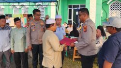 Pasca Kebakaran Asrama Ponpes Syekh Burhanuddin, Kapolres Kampar Datang Langsung Sampaikan Simpati dan Bantuan