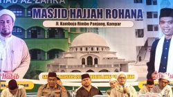 Ribuan Jemaah Hadir Maulid Nabi di Rimbo Panjang, Polres Kampar Hadir Humanis Jamin Kenyamanan