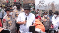 Menteri LHK & Kapolda Riau Tinjau Langsung Karhutla di Kampar, Pastikan Penanganan Optimal