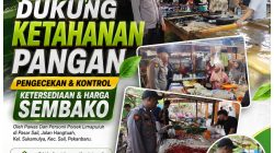 *Polresta Pekanbaru Pastikan Ketersediaan Sembako dan Stabilitas Harga di Pasar Sail*