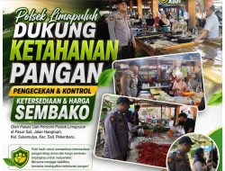 *Polresta Pekanbaru Pastikan Ketersediaan Sembako dan Stabilitas Harga di Pasar Sail*