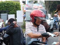 Antisipasi Dampak Asap Karhutla, Polda Riau Bagikan 2.500 Masker kepada Warga Pekanbaru