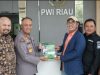 Kabid Humas Polda Riau Silaturahmi ke PWI, Perkuat Sinergitas Penyampaian Informasi kepada Masyarakat