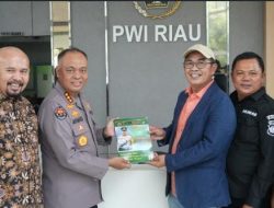 Kabid Humas Polda Riau Silaturahmi ke PWI, Perkuat Sinergitas Penyampaian Informasi kepada Masyarakat