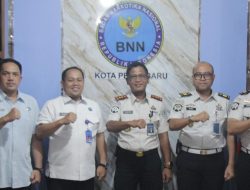 Perkuat Sinergi, Kalapas Kelas IIA Pekanbaru Jalin Koordinasi dengan BNN dan Pengadilan Negeri