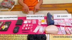 Polsek Kampar Kiri Hilir Tangkap Jaringan Narkoba di Desa Penghidupan