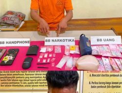 Polsek Kampar Kiri Hilir Tangkap Jaringan Narkoba di Desa Penghidupan