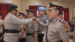 Kapolres Pimpin Sertijab Kasat Binmas dan 6 Kapolsek Jajaran Polres Kampar