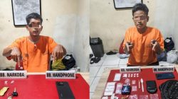 Polres Kampar Berhasil Sikat Dua Pengedar Narkoba di Desa Sawah, Sita Sabu-sabu dan Pil Ekstasi