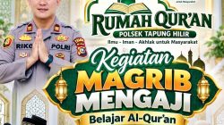 Inisiasi Program ‘Magrib Mengaji’, Polsek Tapung Hilir Dorong Pembentukan Generasi Qur’ani