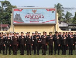 Pancasila Sebagai Kompas Pengabdian — Kapolres Kampar Pimpin Upacara Kesaktian Pancasila